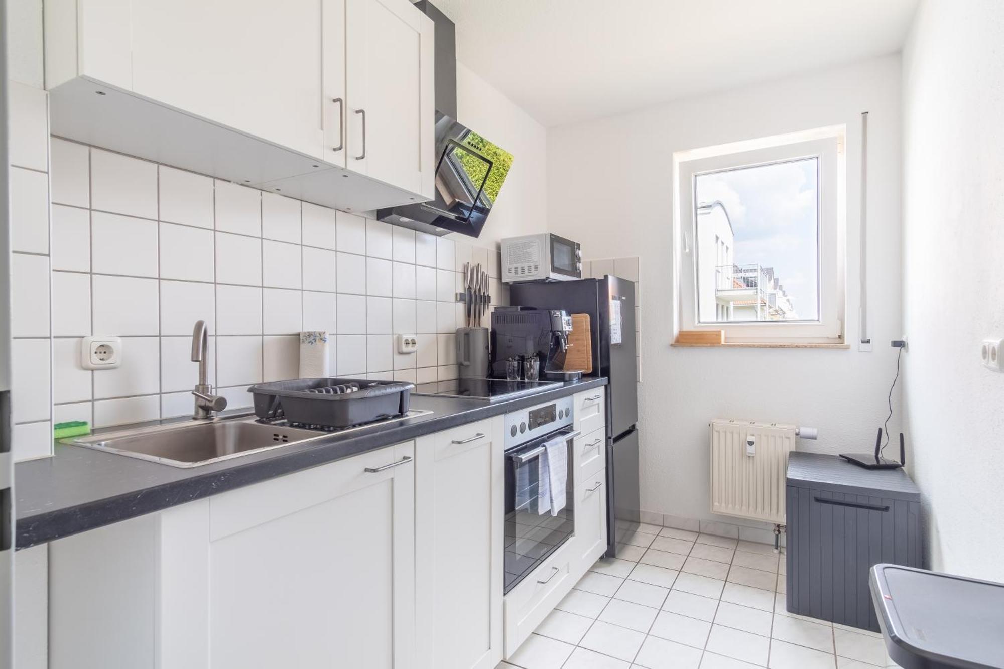 Apartamento Arbeitsplatz, Balkon, Tiefgarage Naehe Neue Messe Leipzig Exterior foto
